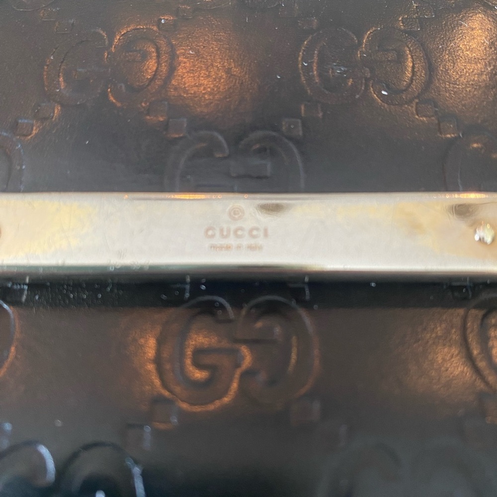 Gucci Black Guccissima Wallet w/ Dustbag & Box - Picture 3 of 12